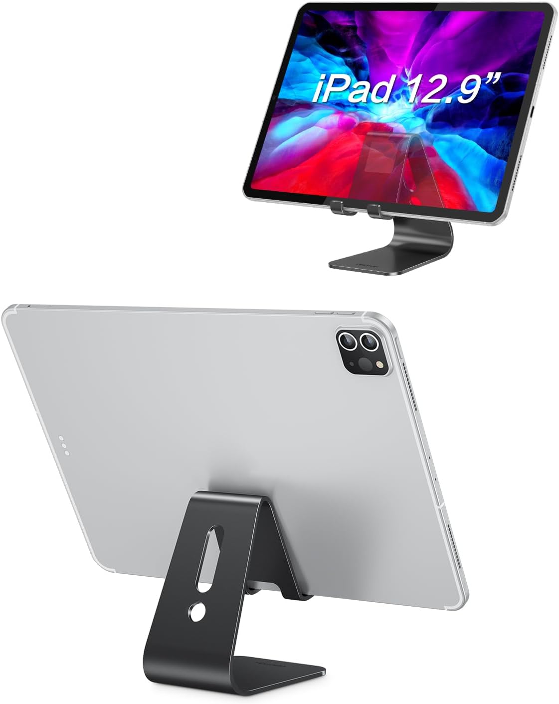 C1 Upgraded Aluminum Cell Phone Stand for Desk, Durable Phone Dock