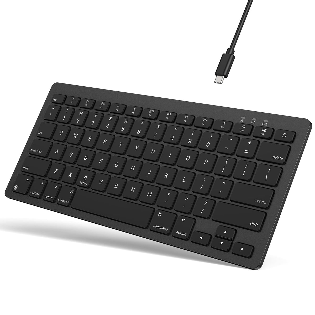 Wireless Keyboard for Mac, USB-C Rechargeable, Bluetooth ONLY