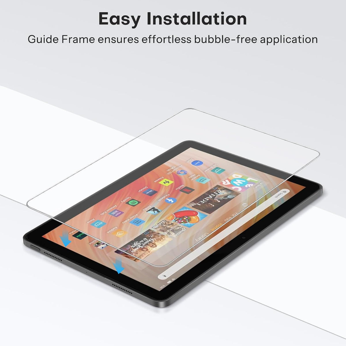 2-Pack Screen Protector for Amazon Fire HD 10 Tablet