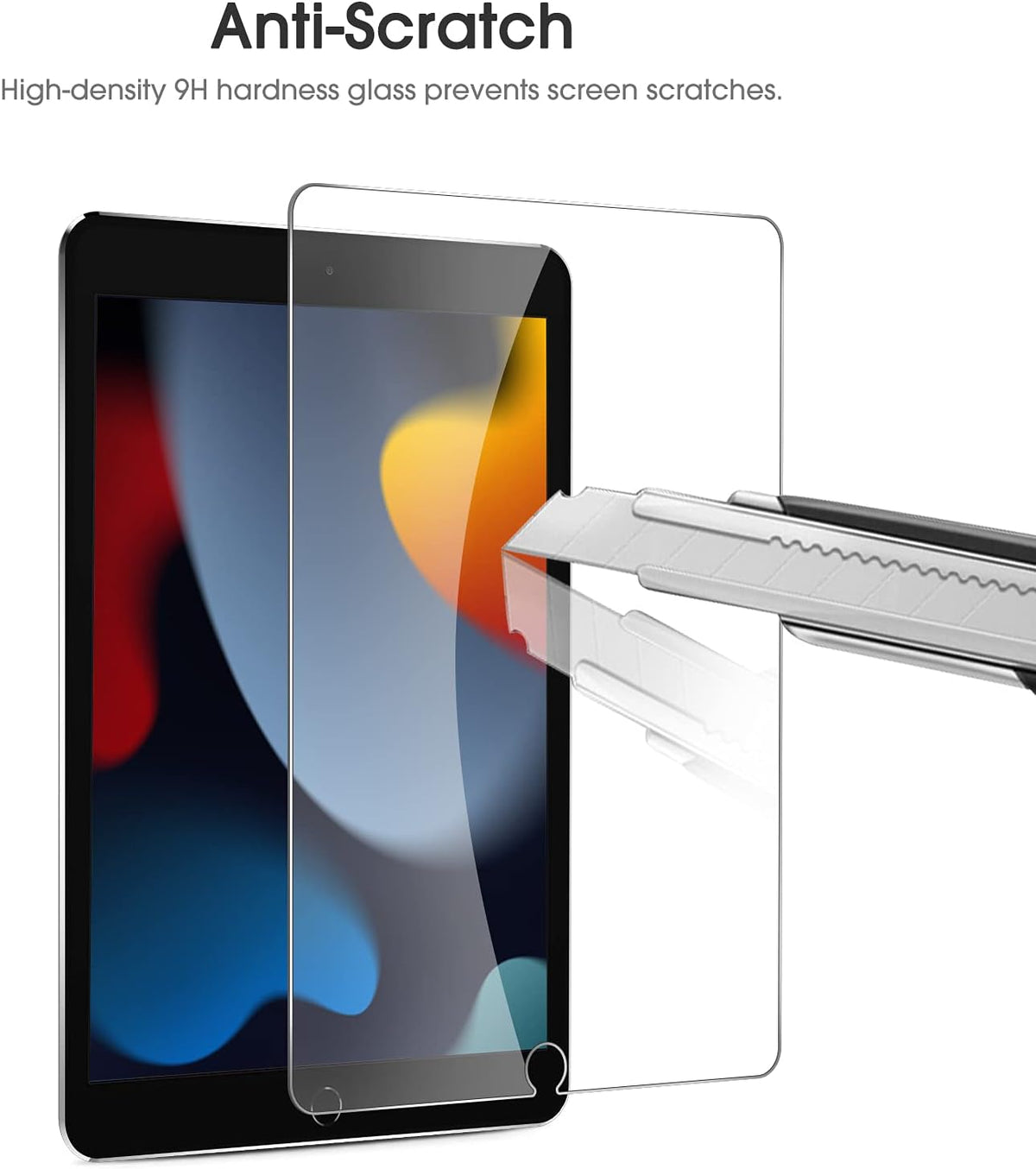 Screen Protector for iPad 10.2 inch 9/8/7th, HD Clarity