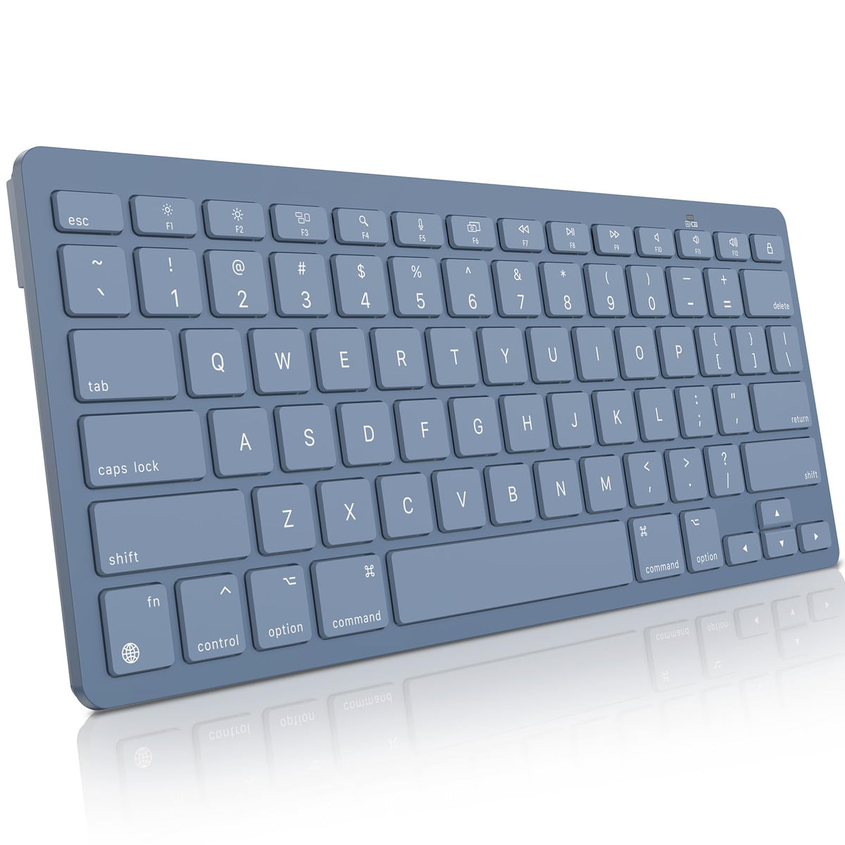 Wireless Keyboard for Mac, Bluetooth Stable, No Numpad, Travel Size