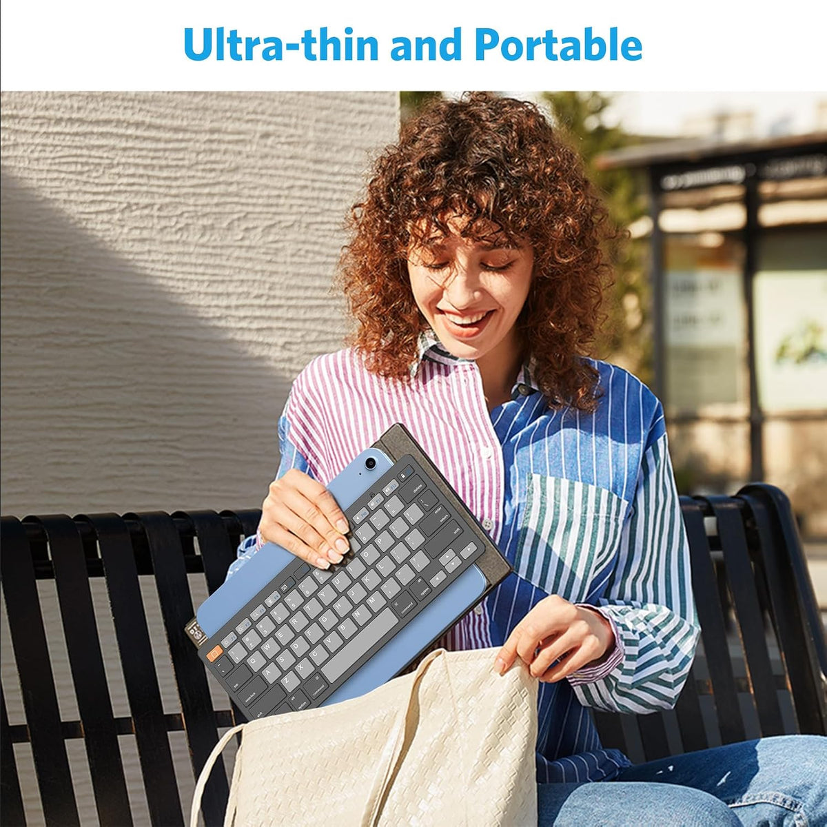 Ultra-Slim Bluetooth Keyboard for iPad,iPad Pro/Air/Mini,iPhone