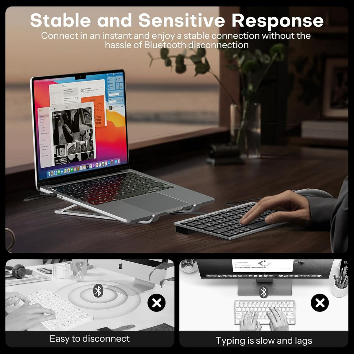 Wired Keyboard and Mouse for Mac, Compact Layout