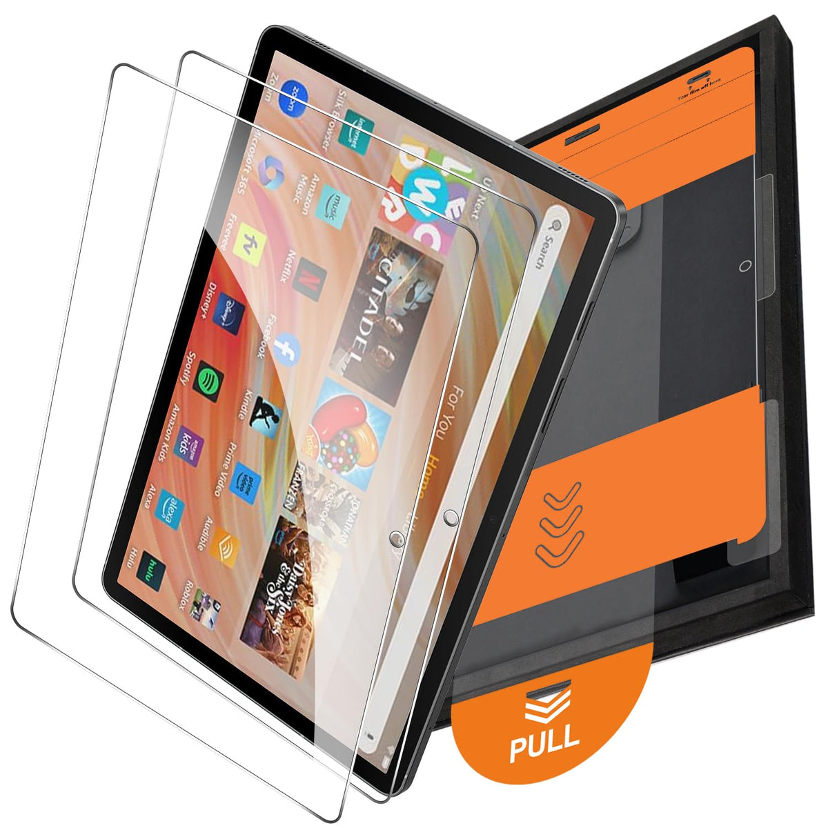 2-Pack Screen Protector for Amazon Fire HD 10 Tablet