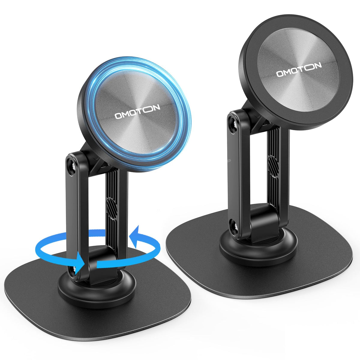 Cell Phone Stand for Desk, 2 Pack Adjustable Foldable Phone Holder