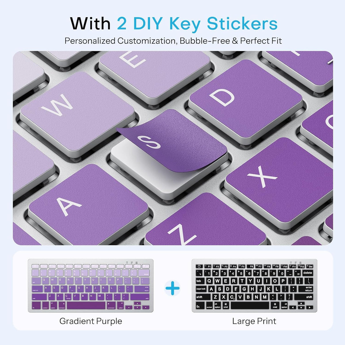 Upgraded Rechargeable Wireless Keyboard for iPad, Portable Size