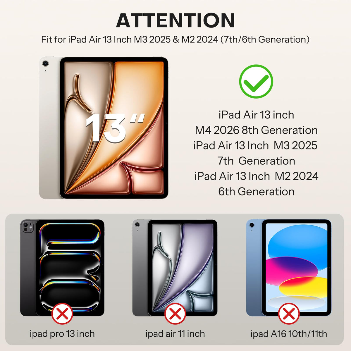 PAPERSENSE Paper Screen Protector for iPad Air 13 M4/M3/M2, Matte
