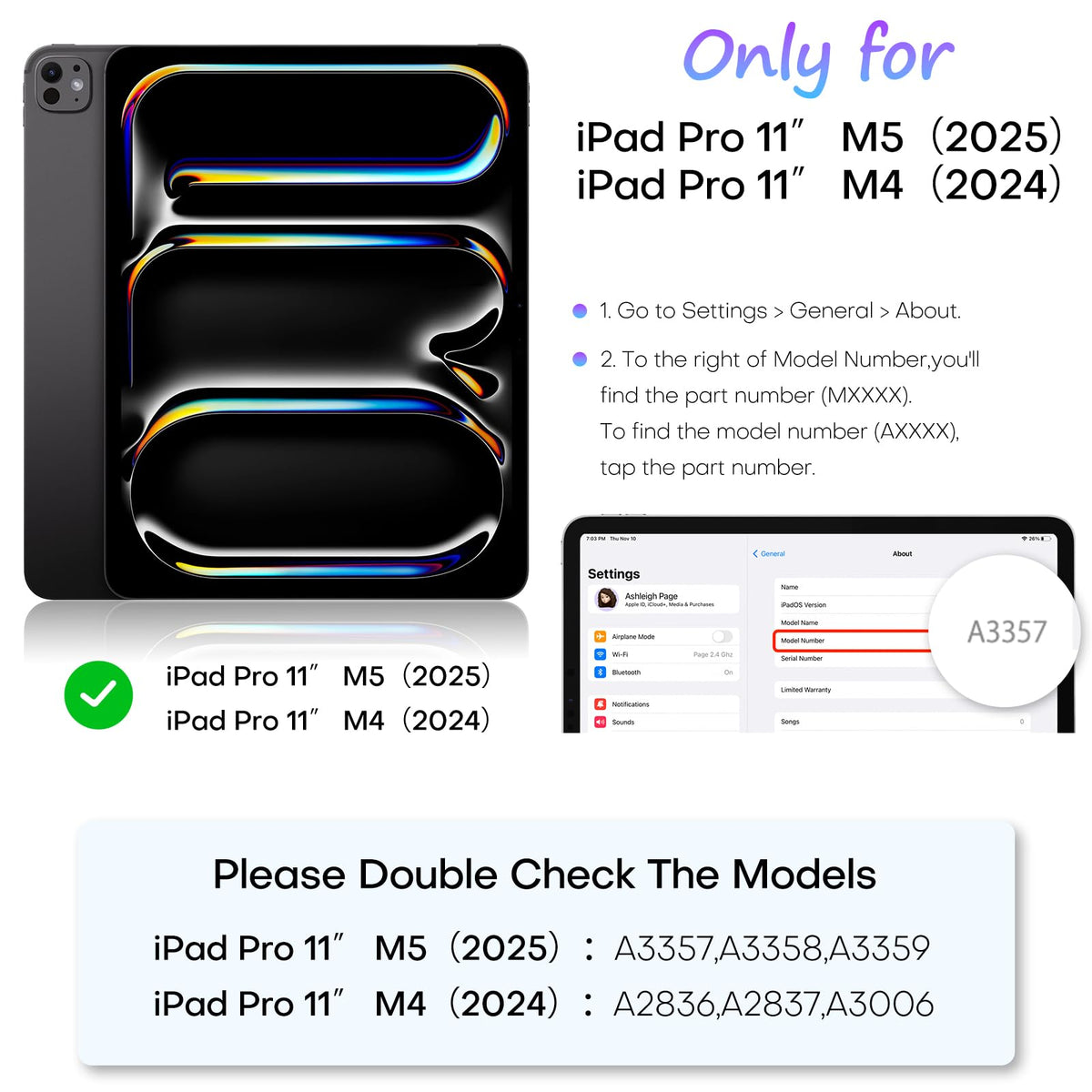 PAPERSENSE 2 Pack Paper Screen Protector for iPad Pro 11 inch M5 M4