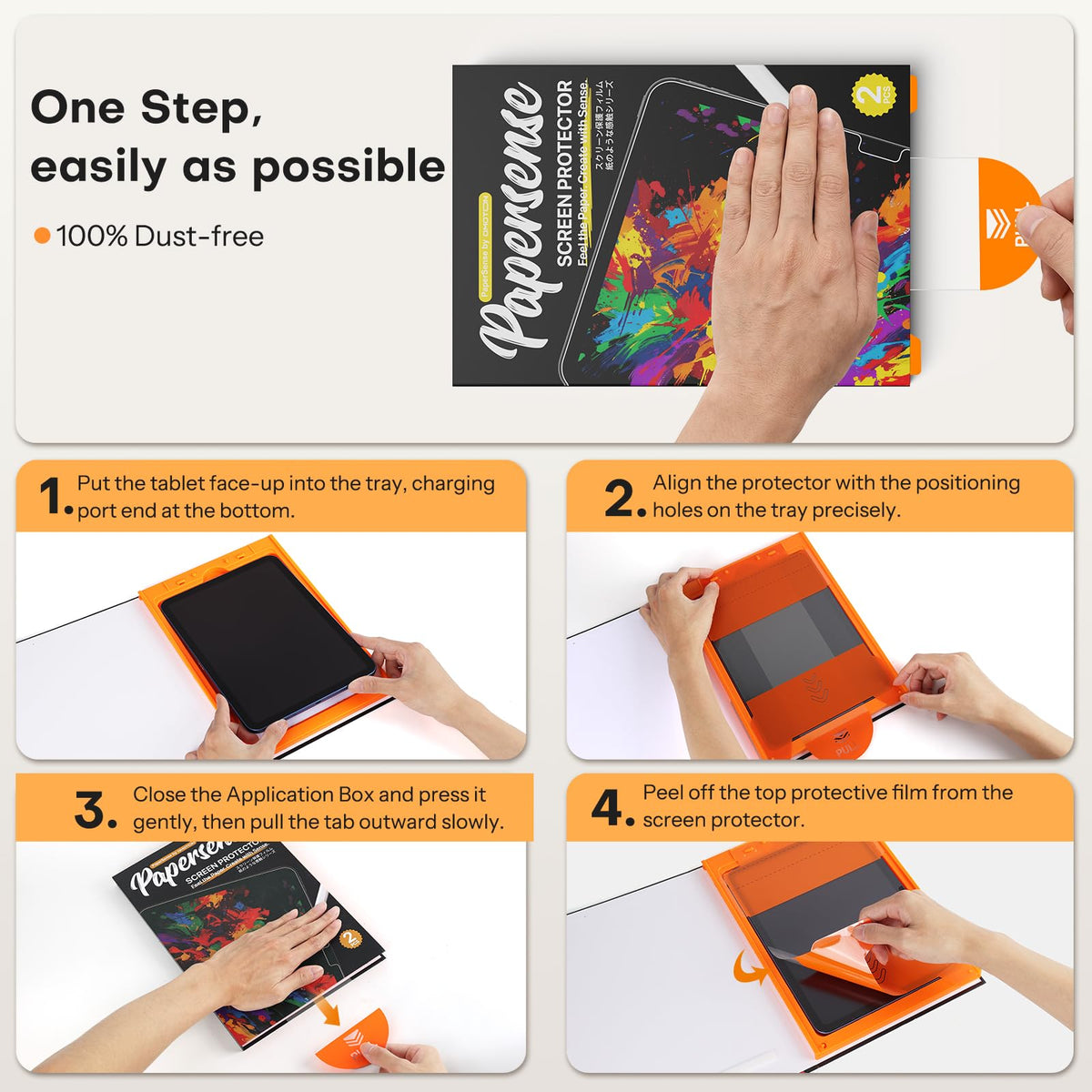 PAPERSENSE Paper Screen Protector for iPad A16 11/10th Gen, 11/10.9