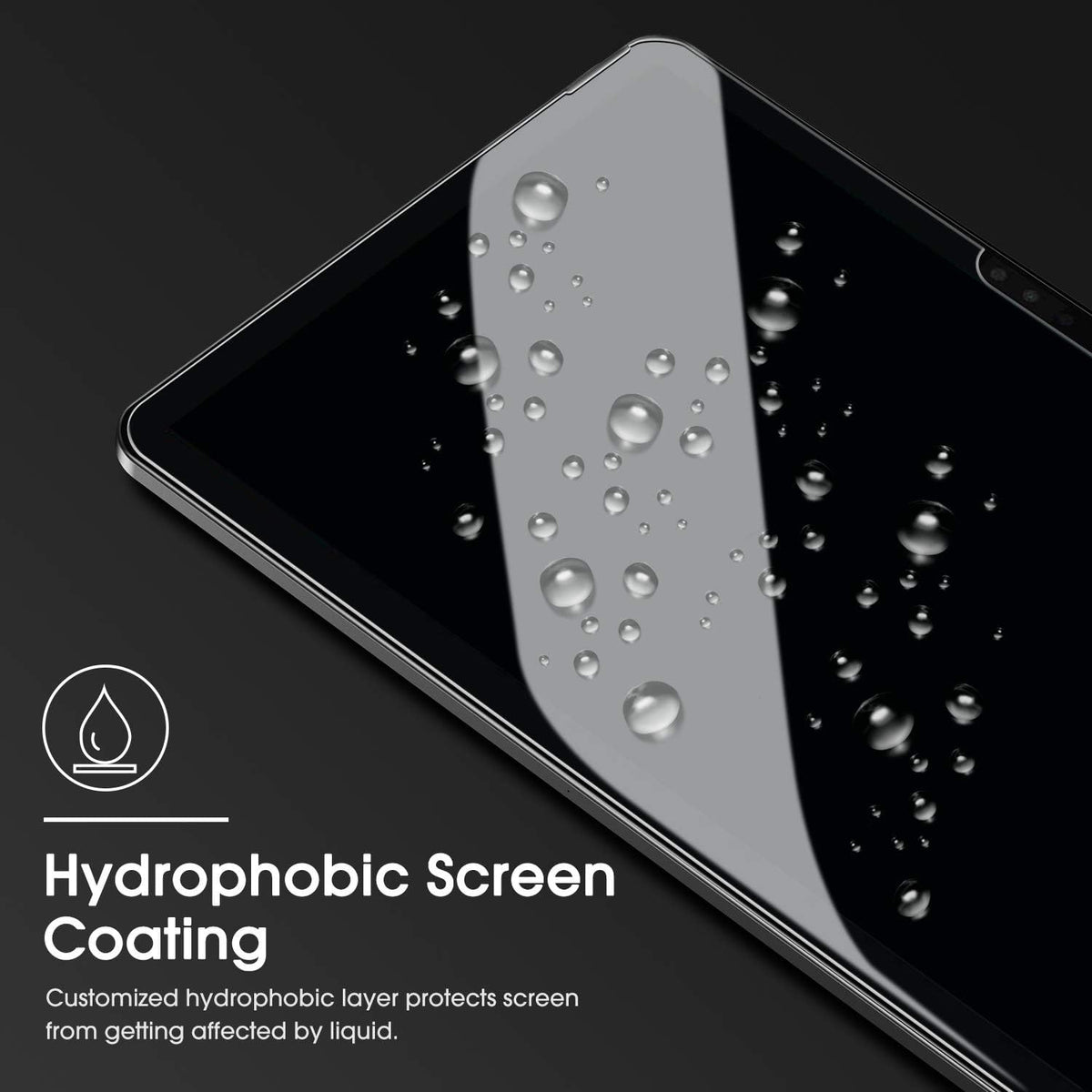 Screen Protector for Surface Pro 7+/7/6/5/4 12.3inch, HD Clarity