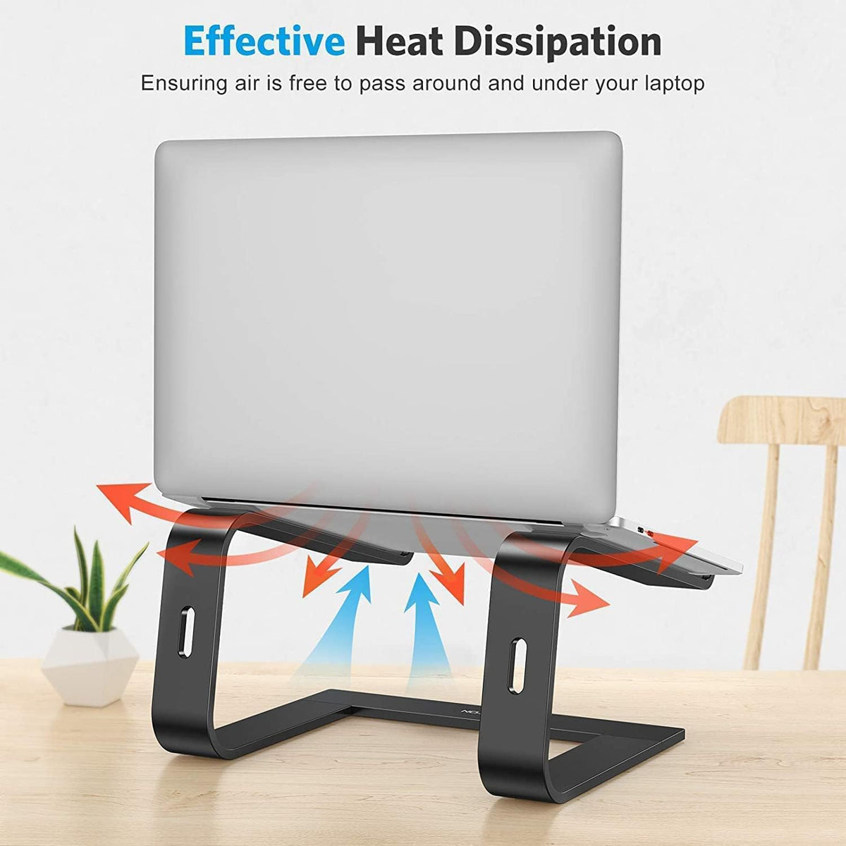 Laptop Stand, Detachable Mount for MacBook Air/Pro Dell HP Black