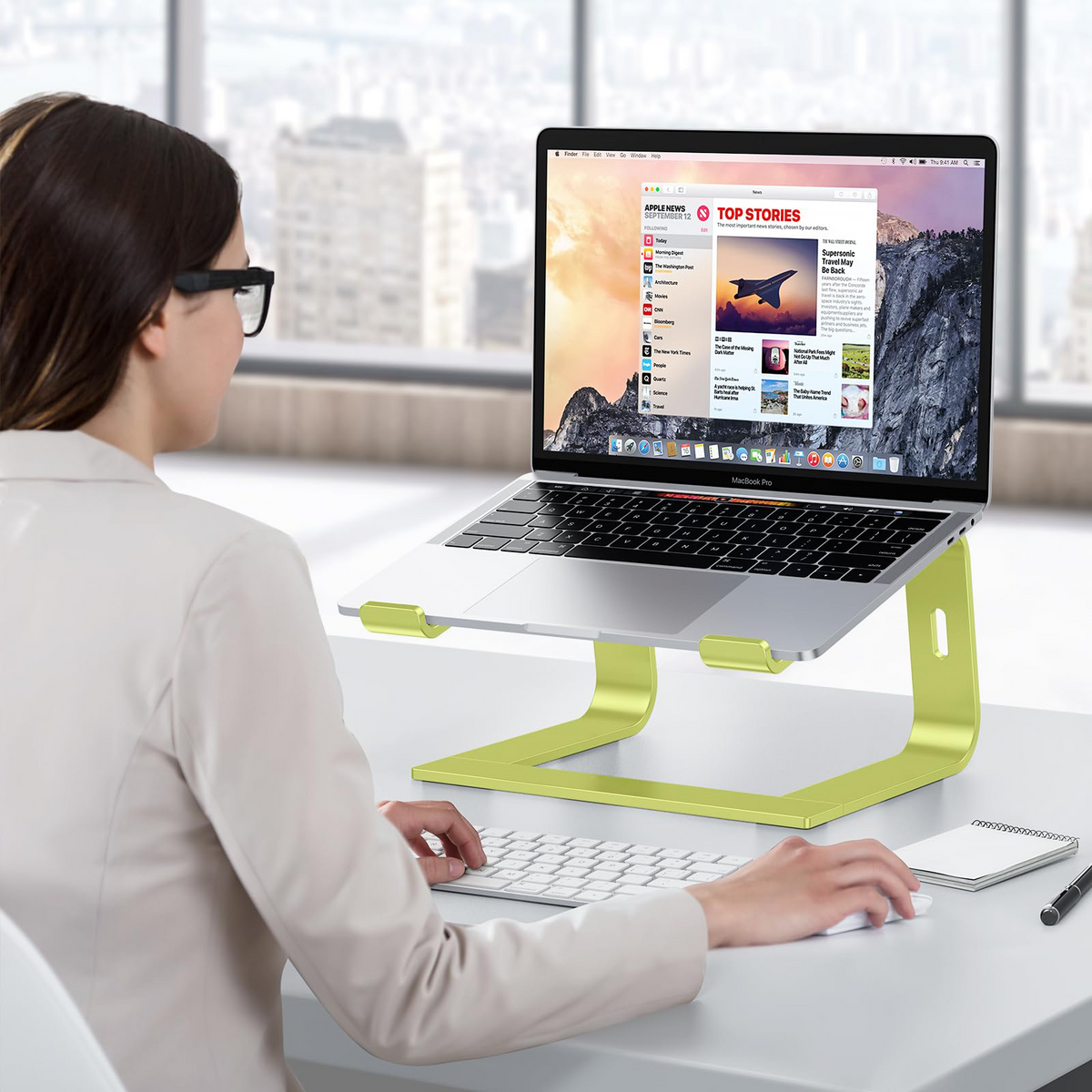 Laptop Stand, Detachable Mount for MacBook Air/Pro Dell HP Citron