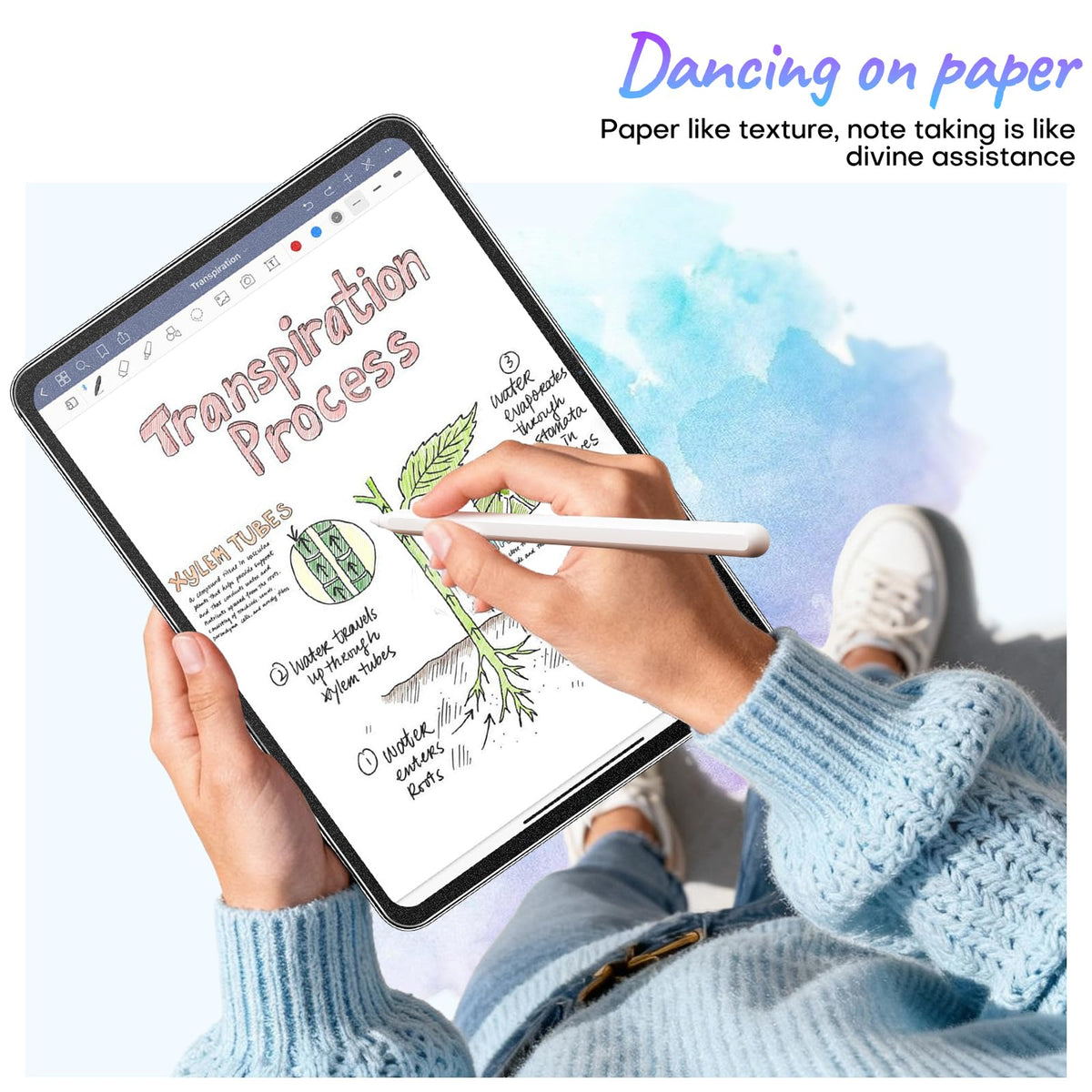 PAPERSENSE 2 Pack Paper Screen Protector for iPad Pro 13 inch M5 M4