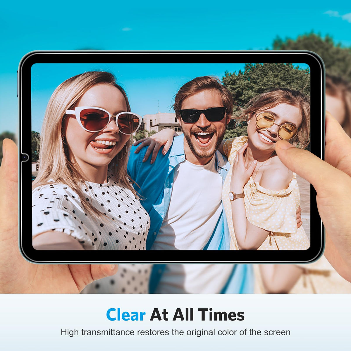 3-Pack Screen Protector for iPad Mini 7/6, HD Clarity