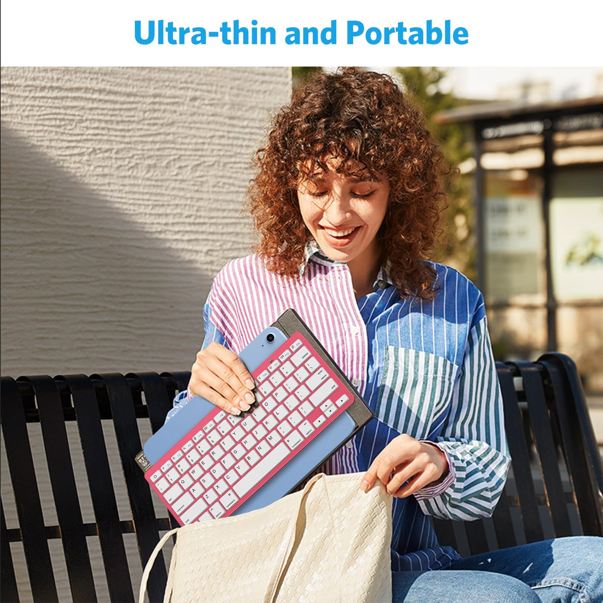 Ultra-Slim Bluetooth Keyboard for iPad,iPad Pro/Air/Mini,iPhone