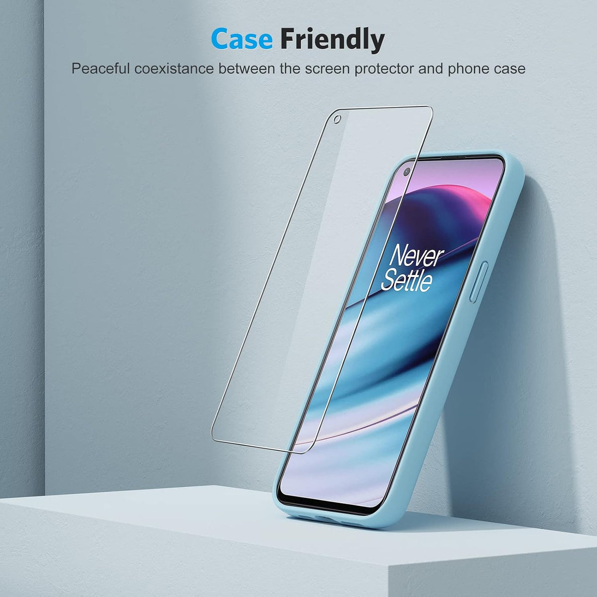 [3 pack] Screen Protector Compatible for OnePlus Nord N20 5G, Tempered Glasses Screen Protector - Easy Installation/Case Friendly/Sensitive Touch【Not for Nord N200】