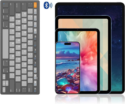 Ultra-Slim Bluetooth Keyboard for iPad,iPad Pro/Air/Mini,iPhone