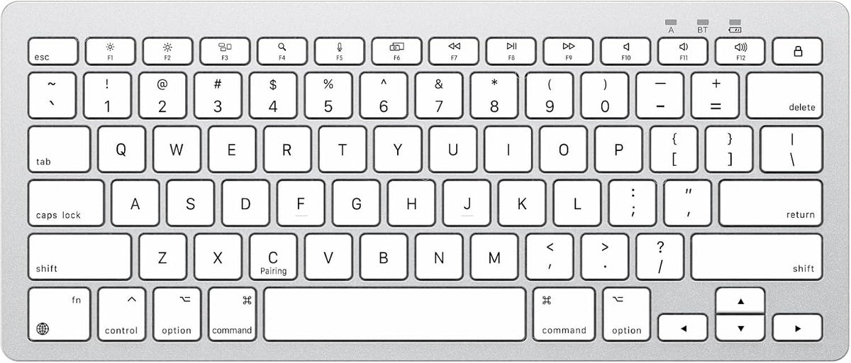 Wireless Keyboard for Mac, USB-C Rechargeable, Bluetooth ONLY