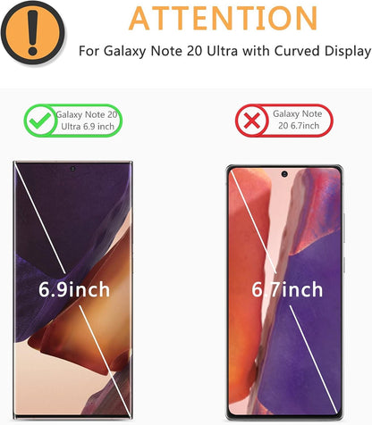 [4 pack] Samsung Galaxy Note 20 Ultra Screen Protector - TPU Film Screen Protector for Galaxy Note 20 Ultra 6.9 Inch, 2020 [High Definition] [Bubble Free] [Anti-scratch] [Anti-Fingerprint]