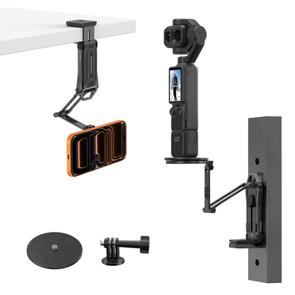 TP02-Pro 5 in 1 Magnetic Phone Holder for Vlogging Essentials, Black