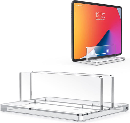 Vertical Laptop Stand, Acrylic Single Holder for MacBook Gaming