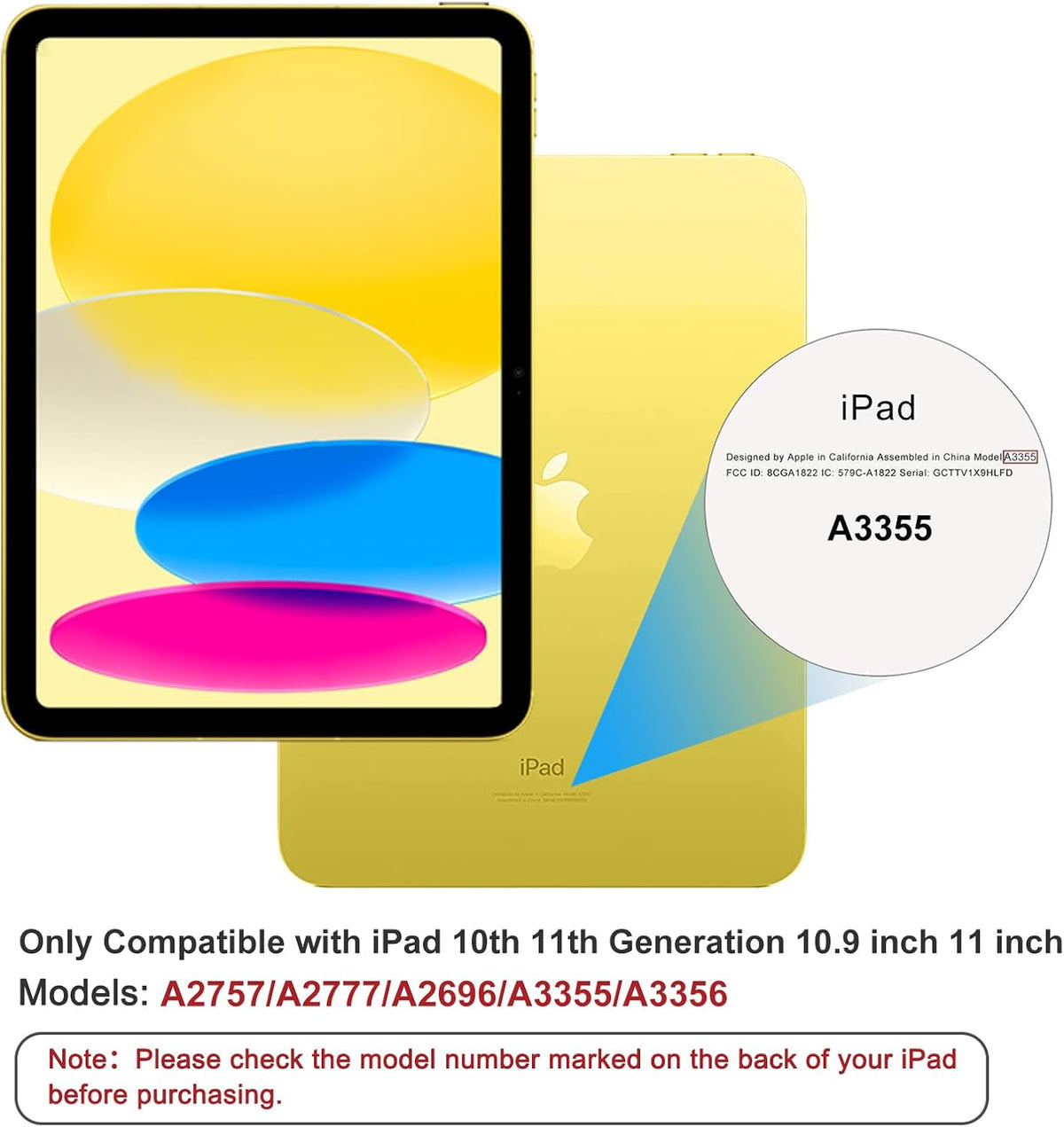 [2 Pack] Screen Protector for iPad 10th Generation (10.9 Inch) 2022 Released, iPad 10 Tempered Glass, Apple Pencil Compatible/Easy Installation
