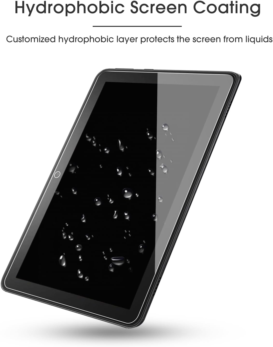 Screen Protector for Amazon Kindle Fire HD 8/8 Plus/Kids/Kids Pro | Fire 8 2024/2022/2020, 12th/10th Generation-8 inch, Tempered Glass/9H Hardness/Case Friendly, 2 Pack