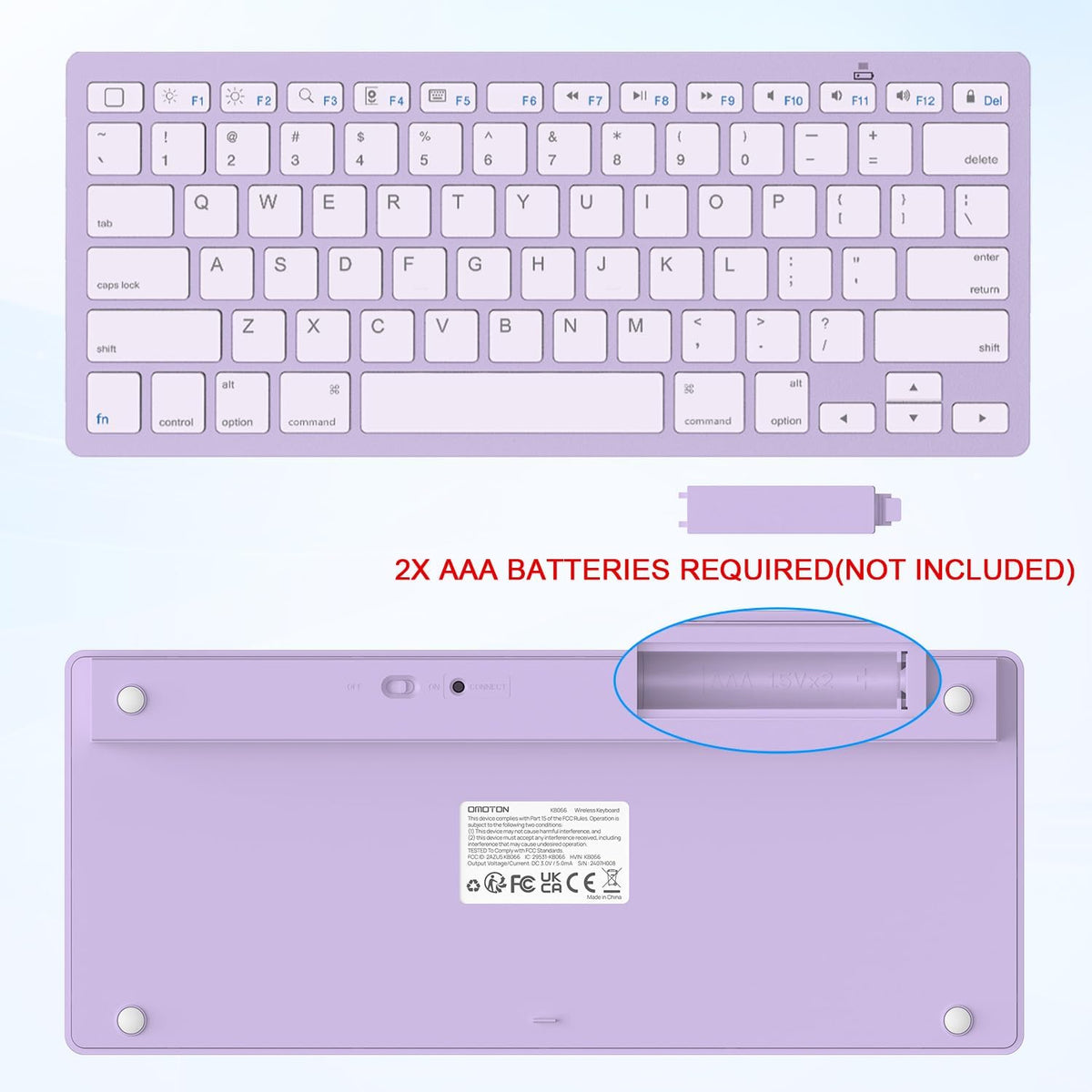 Ultra-Slim Bluetooth Keyboard for iPad,iPad Pro/Air/Mini,iPhone