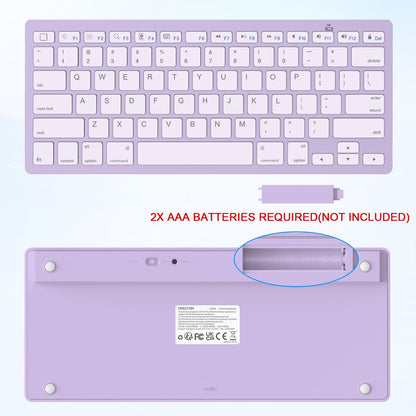 Ultra-Slim Bluetooth Keyboard for iPad,iPad Pro/Air/Mini,iPhone