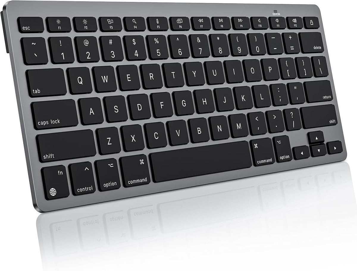 Ultra-Slim Wireless Keyboard for Mac (MacOS 10.10+), Compact Size