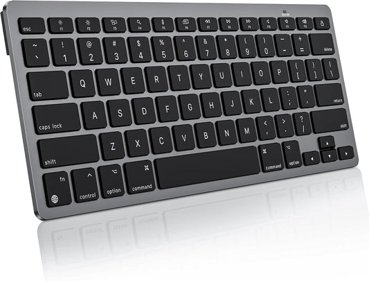 Ultra-Slim Wireless Keyboard for Mac (MacOS 10.10+), Compact Size