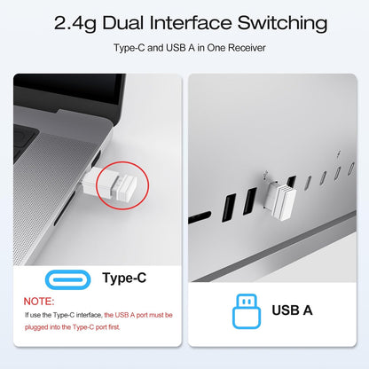 Full Size Wireless Keyboard for Mac, Metal Frame, Silver