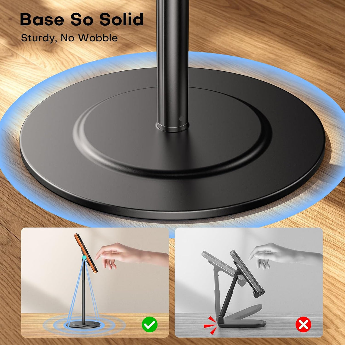 MS06 [Sturdy Height Adjust] Magnetic Cell Phone Stand for MagSafe