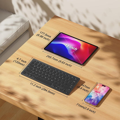 Ultra-Slim Bluetooth Keyboard for iPad,iPad Pro/Air/Mini,iPhone