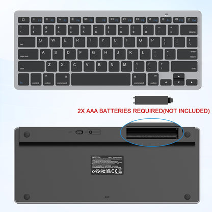 Ultra-Slim Bluetooth Keyboard for iPad,iPad Pro/Air/Mini,iPhone
