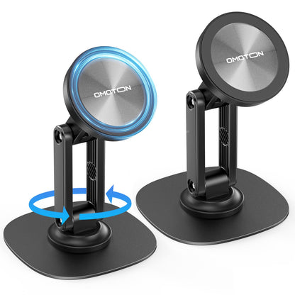 Cell Phone Stand for Desk, 2 Pack Adjustable Foldable Phone Holder