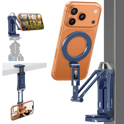 TP02-Pro 5 in 1 Magnetic Phone Holder for Vlogging Essentials, Black
