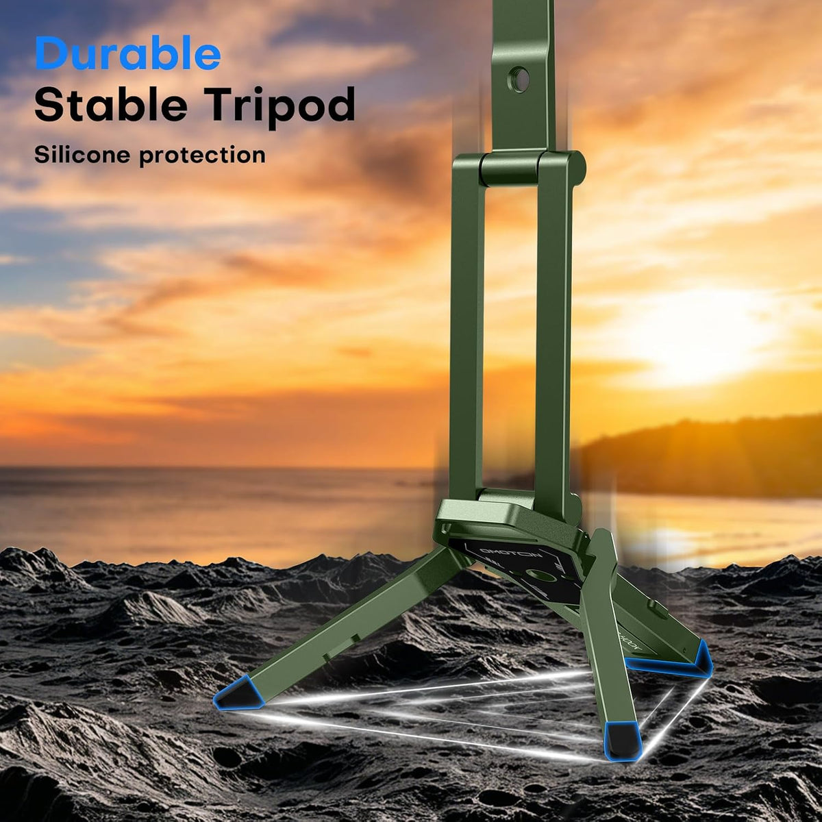 TP06-E [3-Adjust] Sturdy Magnetic Phone Tripod for iPhone 17 Pro Max, Green