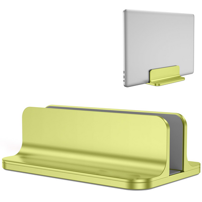 Vertical Laptop Stand Holder, Adjustable Dock for MacBook, Citron