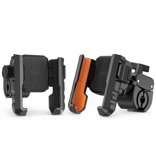 BK01 Anti-Vibration Bike Phone Mount, Quick Lock for Riders 2 Packs