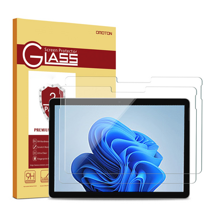[2 Pack Screen Protector Compatible for Microsoft Surface Go 3 / Surface Go 2 / Surface Go (2021/2020/2018 Released), Tempered Glass High Definition