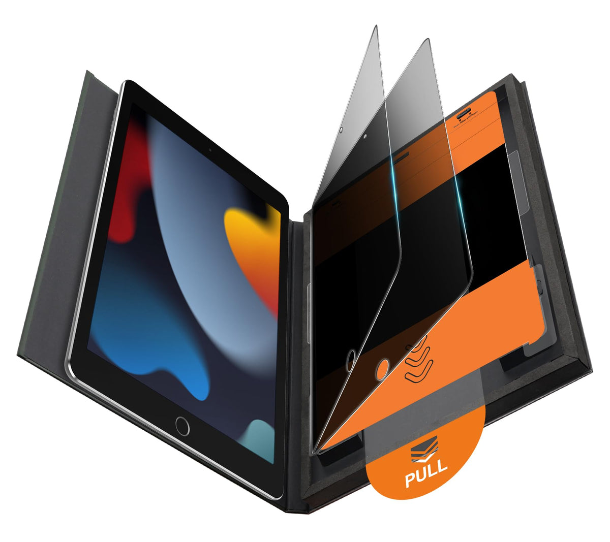 2 Pack Privacy Screen Protector for iPad 9th 8th 7th Generation