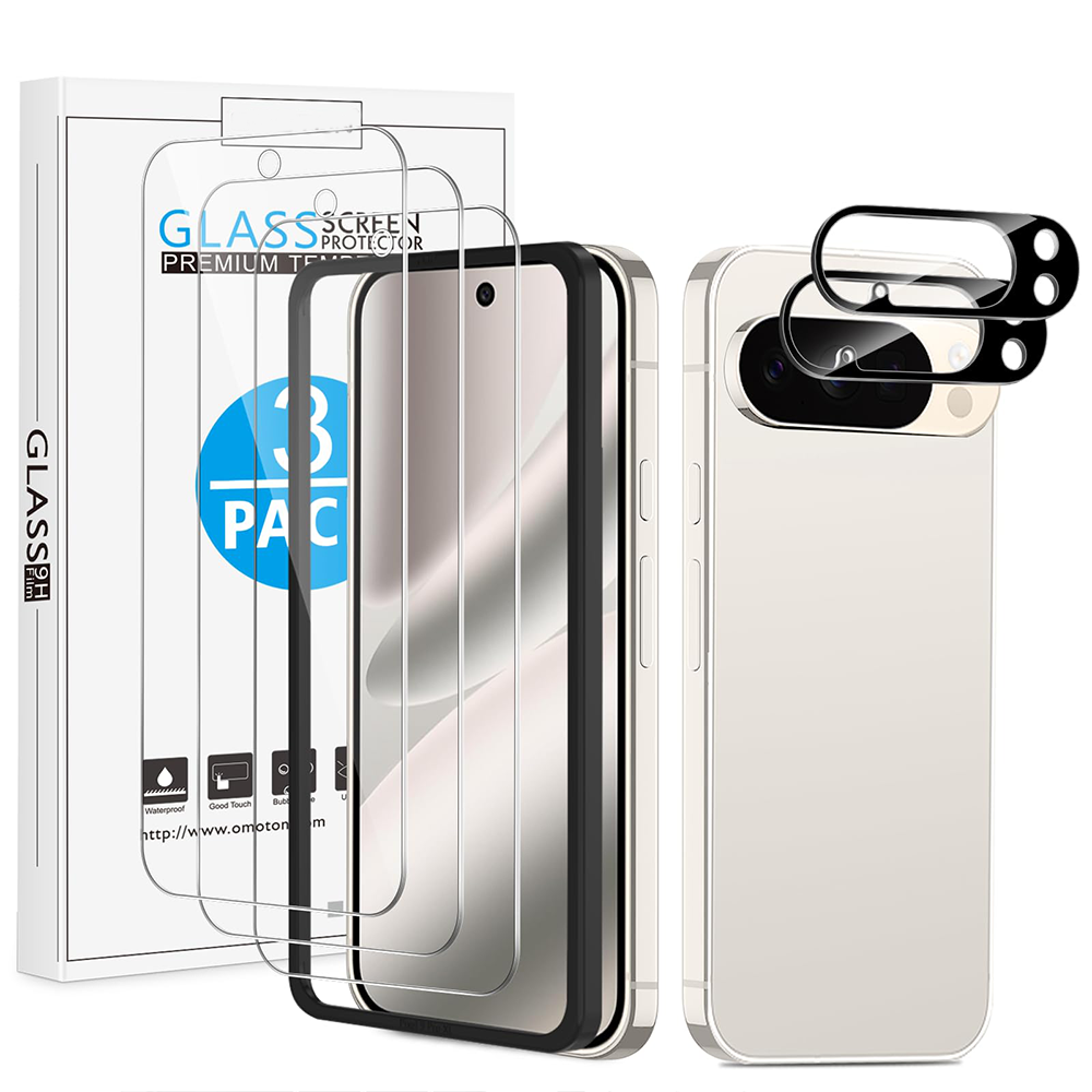 3+2 Pack for Google Pixel 10 Pro Screen Protector 6.3 inch