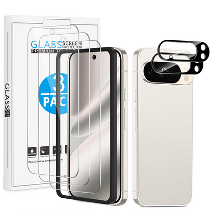 3+2 Pack for Google Pixel 10 Pro Screen Protector 6.3 inch