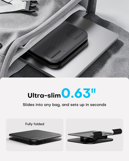 TA04 Ultra-Slim Tablet Stand for iPad, Swivel Phone Holder for Desk