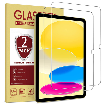 [2 Pack] Screen Protector for iPad 10th Generation (10.9 Inch) 2022 Released, iPad 10 Tempered Glass, Apple Pencil Compatible/Easy Installation