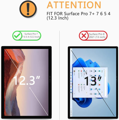 Screen Protector for Surface Pro 7+/7/6/5/4 12.3inch, HD Clarity