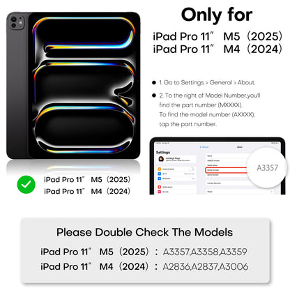2 Pack Privacy Screen Protector for iPad Pro 11 inch M5/M4