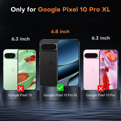 3+2 Pack for Google Pixel 10 Pro XL Screen Protector 6.8 Inch 2025