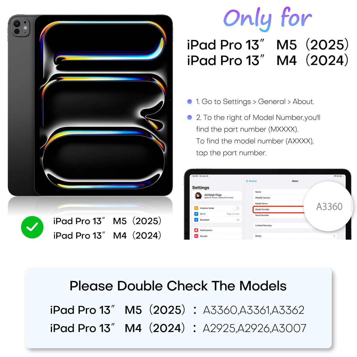 PAPERSENSE 2 Pack Paper Screen Protector for iPad Pro 13 inch M5 M4